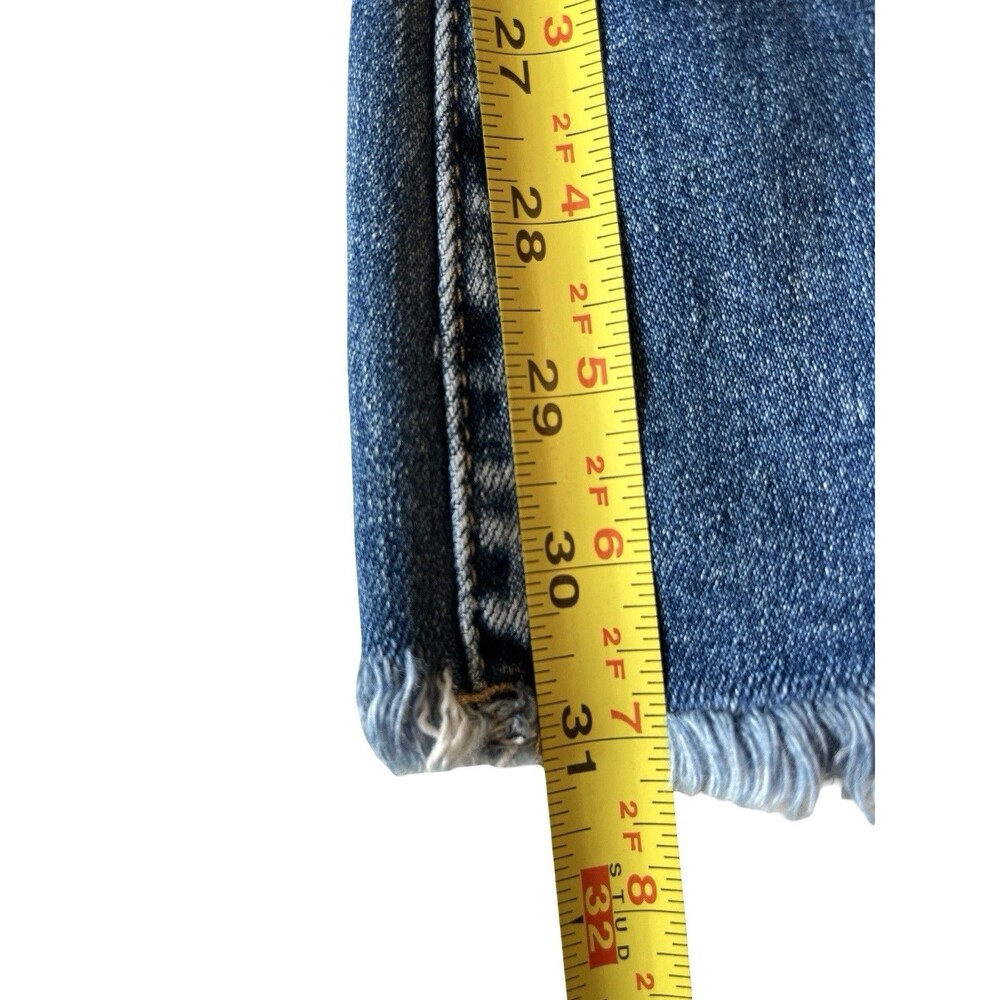 KanCan Boutique Flare Jeans Women’s Size 24 Light Wash Raw Hem Stretch Denim - Picture 7 of 7